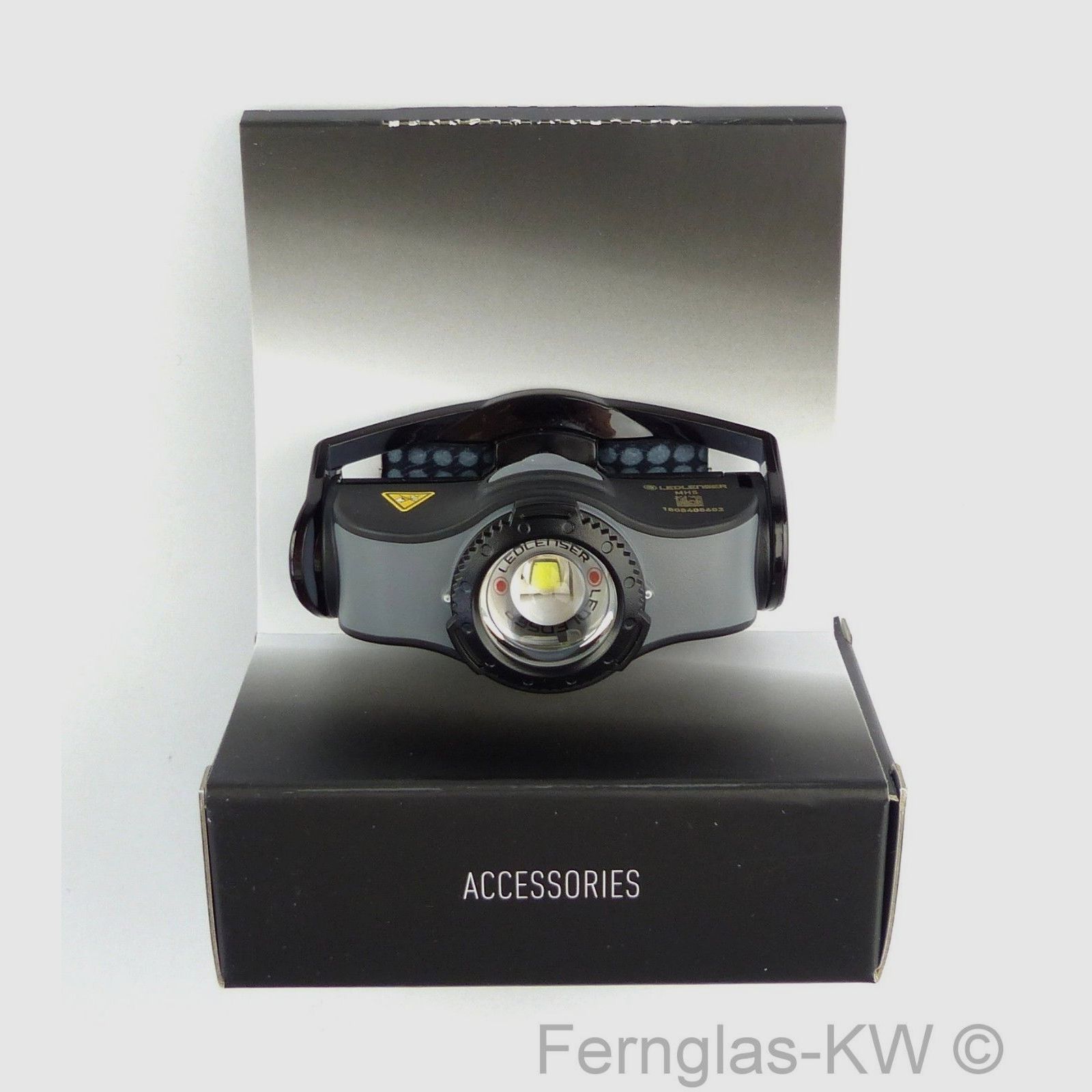 Lampe frontale LED Ledlenser 501598 MH5 Gris Noir 400 Lumens avec batterie