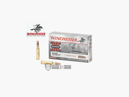 20 Munitions WINCHESTER cal 308 Win 150gr Power Point