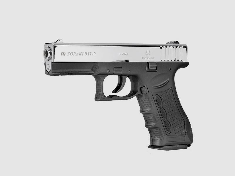 Zoraki 917 Schreckschusspistole – Chrom – 9 mm P.A.K.