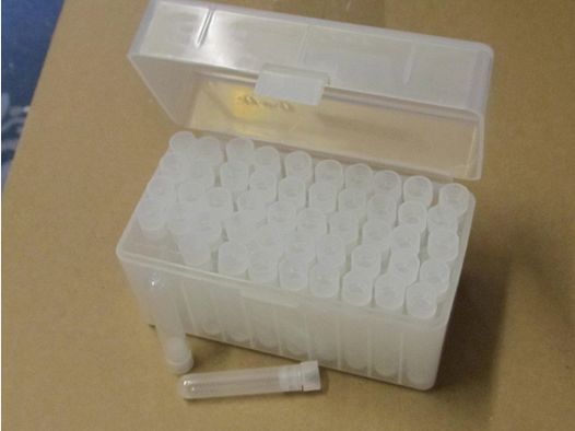 Ladehülsenbox für 50grs. 50 Stück