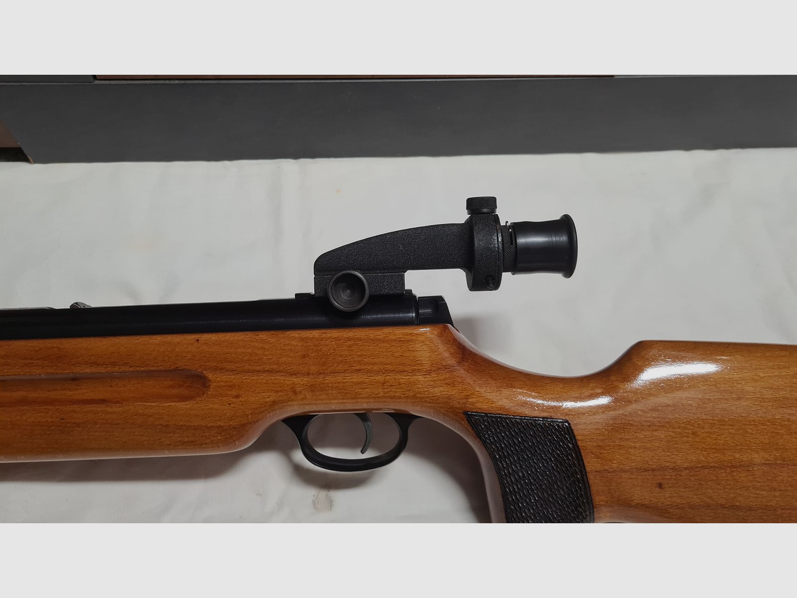 Haenel Sportschützenmodell 3.112 /Q1 / Waffe und Diopter Nummerngleich !!!, Bild 4 von 6