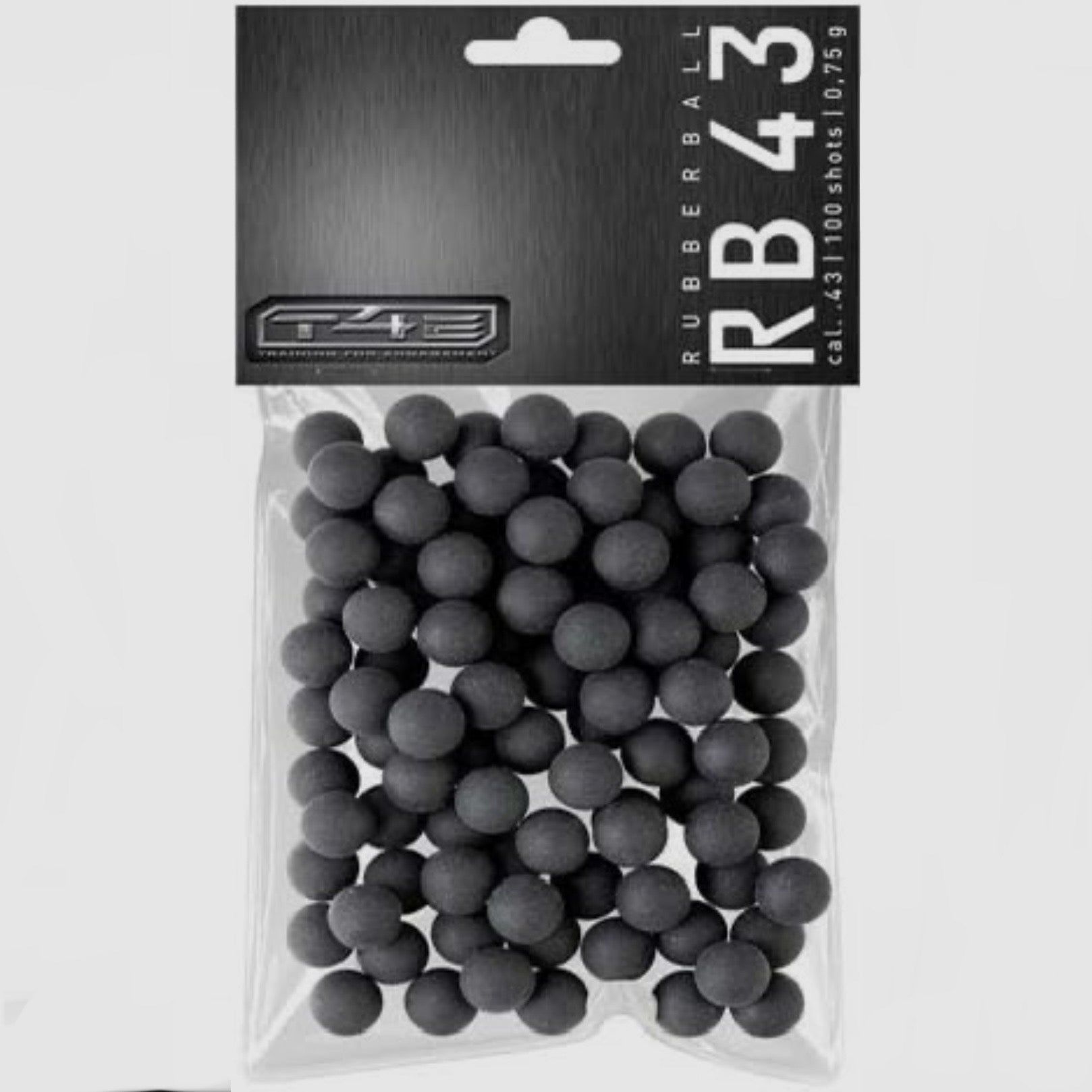 100 Kugeln RB Gummi .43