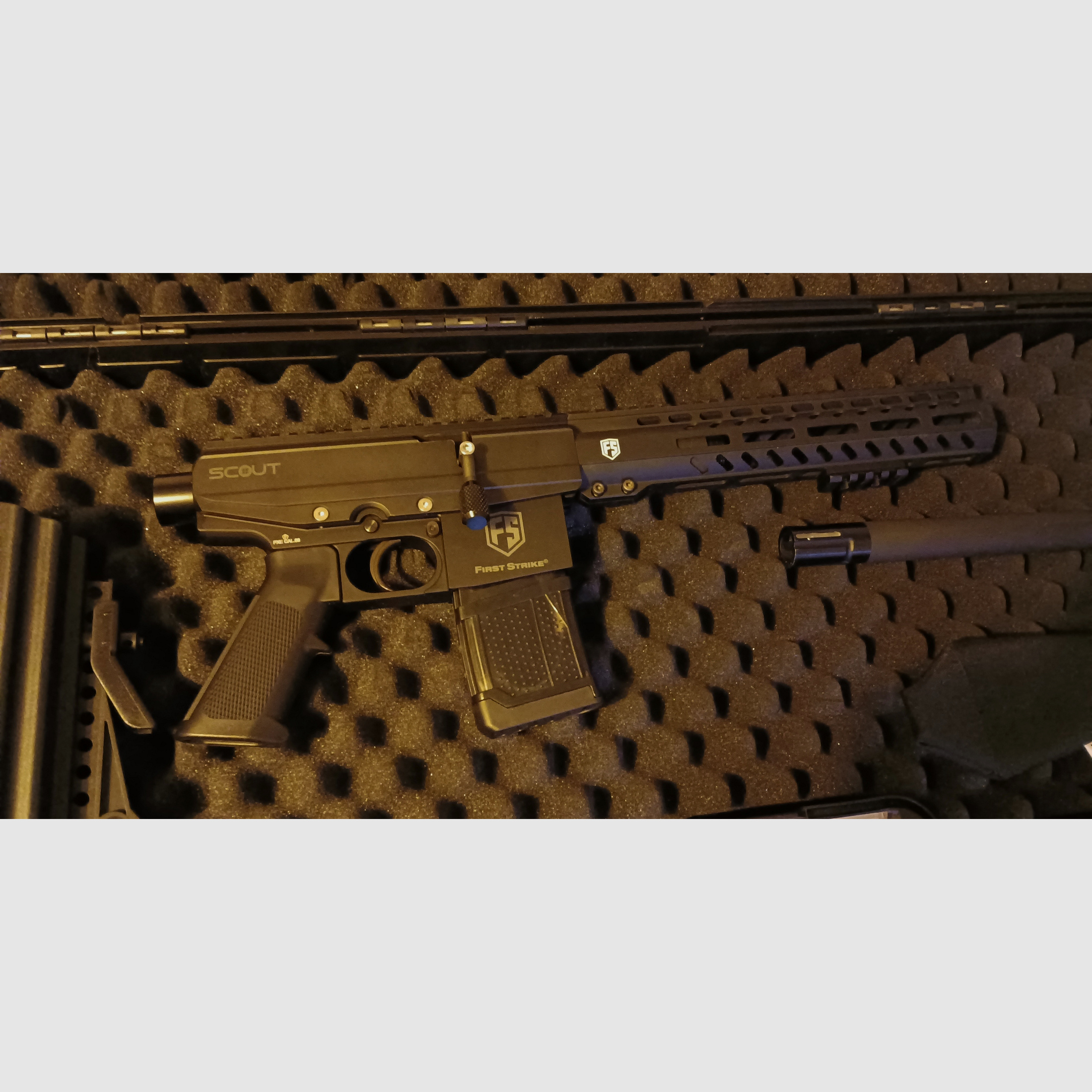 First Strike Scout Sniper Rifle Paintball Marker - Black