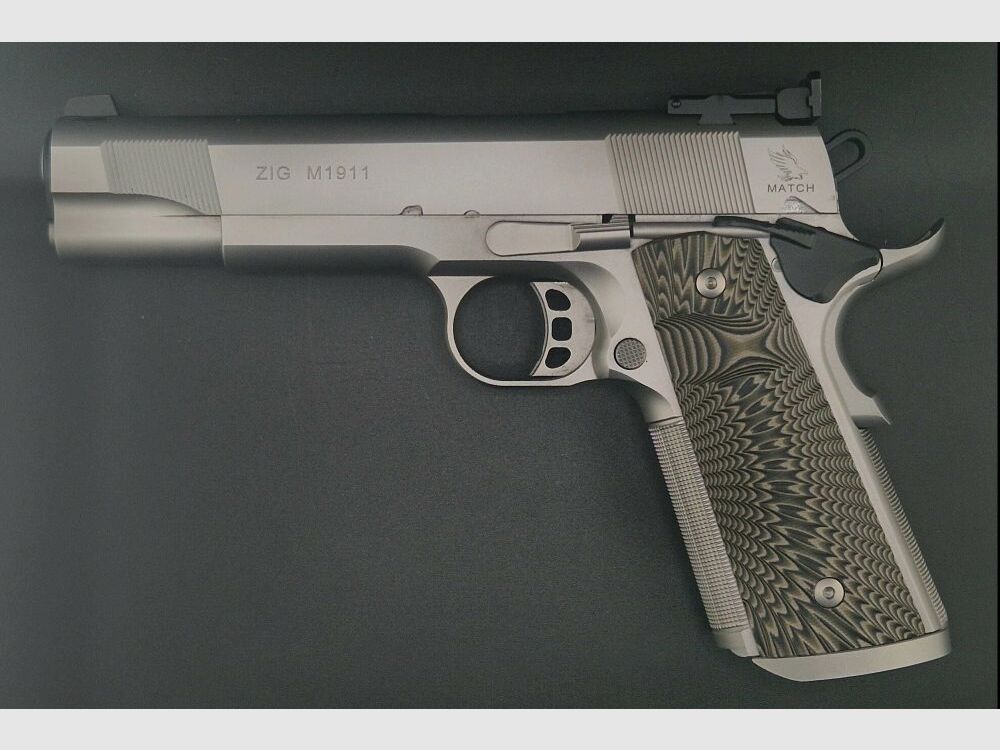 Tisas ZIG M1911 Stainless Match .45Auto