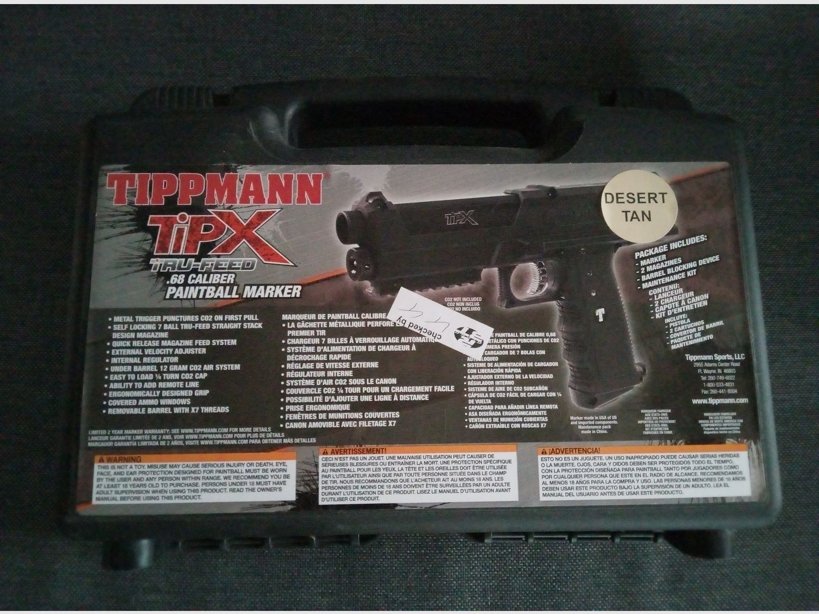 Tippmann TIPX Markierer mit umfangreichen Zubehör