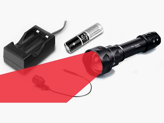 Set de chasse Nite Hunter LED rouge rechargeable