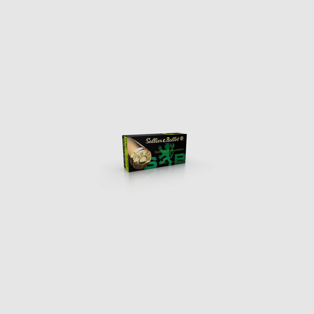 Sellier & Bellot Pistol Ammunition .40 S&W 11.7g Total Metal Jacket Nontox