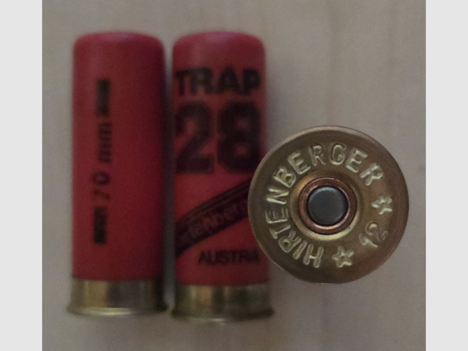 Hirtenberger TRAP Munition  2,4mm 28gr.  Blei