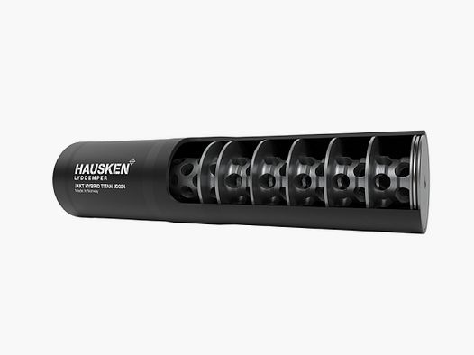 Hausken 2429854 silenciador JAKT JD224TI HÍBRIDO TITÁN calibre .30/.308 -30 dB
