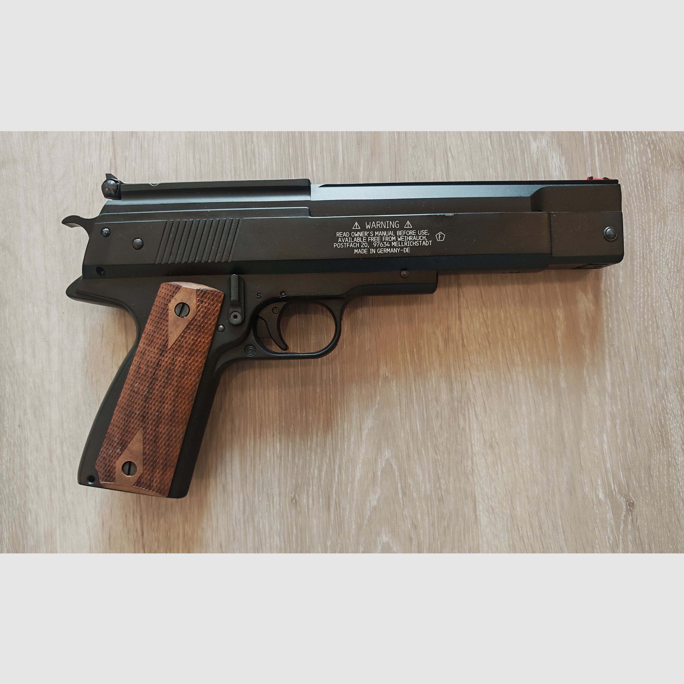 Weihrauch HW 45 pistolet à air comprimé 5,5 mm Diabolo comme neuf