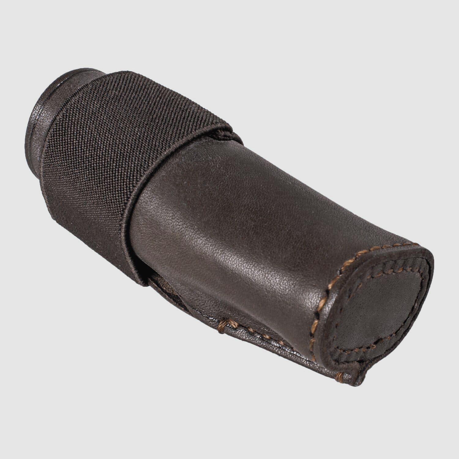 Funda de boca para escopeta doble de cuero