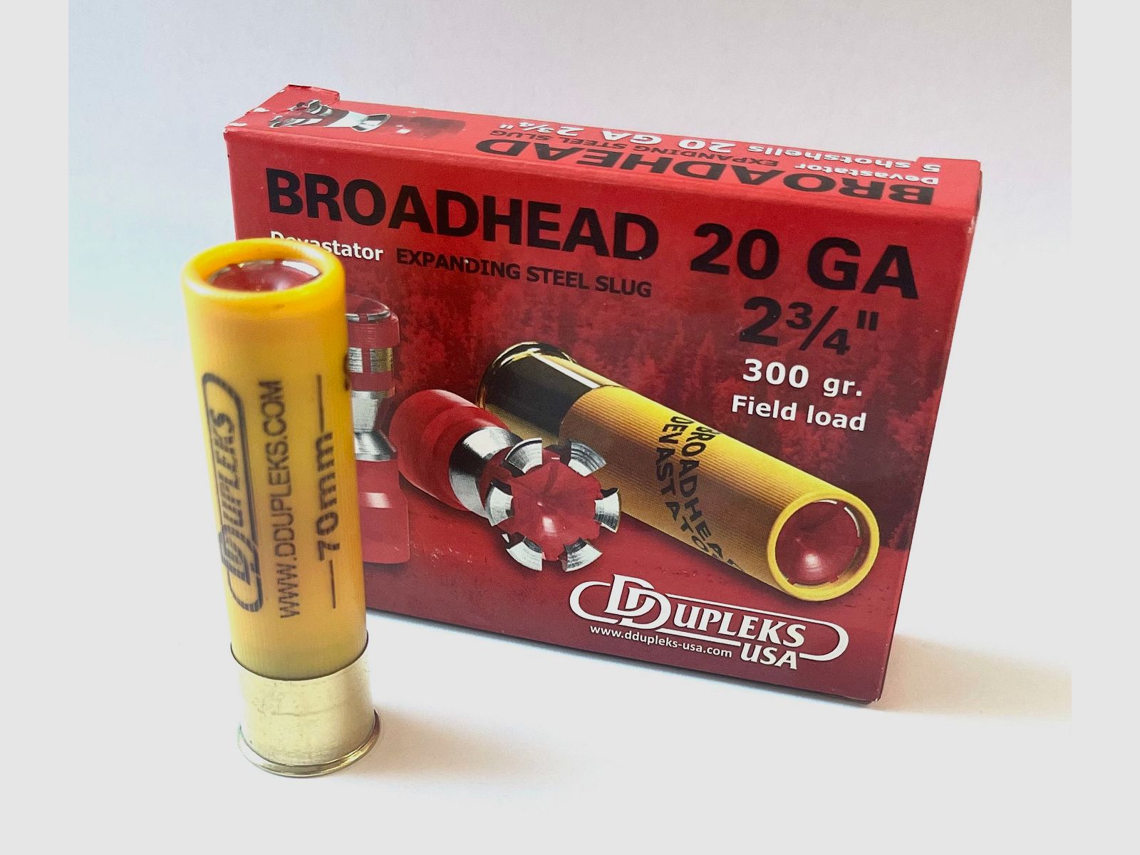 DDupleks 01-01236 Broadhead 20 GA pocisk śrutowy 20 70 19,5g