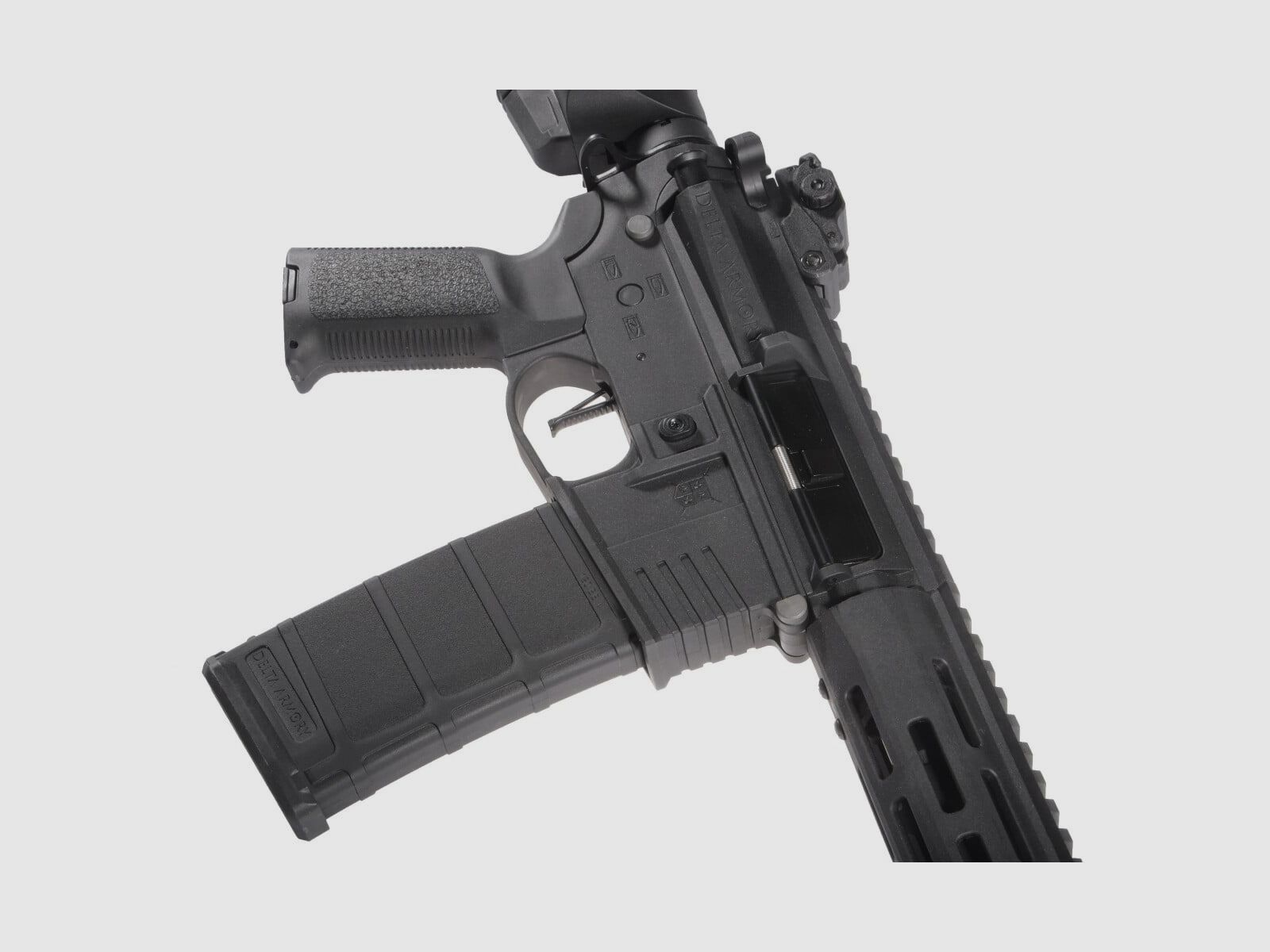 M4 AR15 M-LOK 10 Zoll CHARLIE Schwarz S-AEG Airsoft Gewehr Frei ab 18 Jahren | Delta Armory