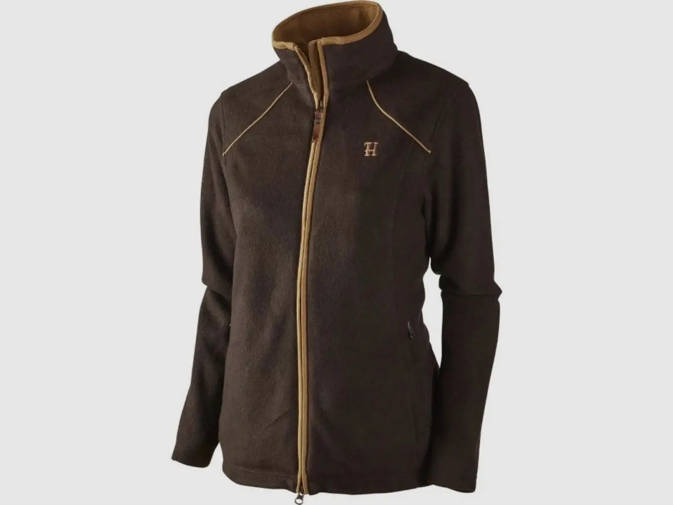 Härkila Sandhem Fleece Jacke Damen Farbe Dark Port Melange, Bild 1 von 3