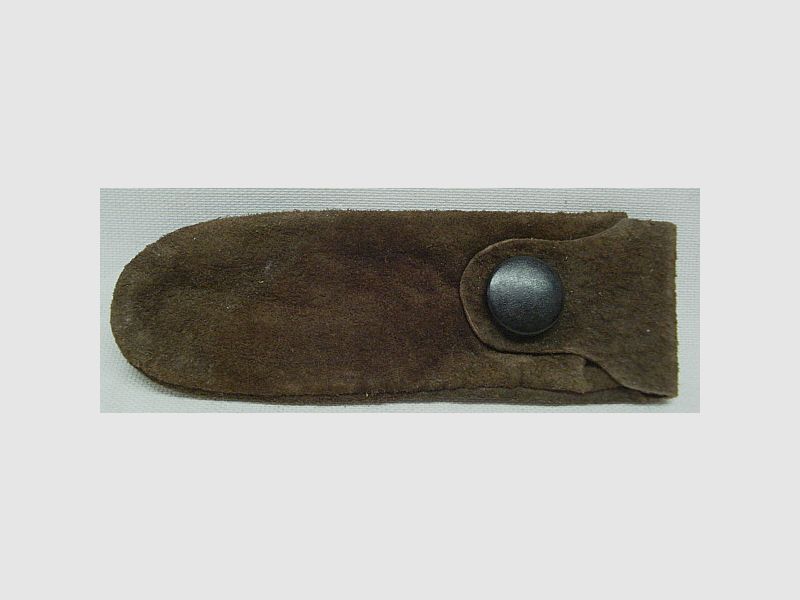 Lederetui klein - Druckknopf; Grifflänge: 8cm