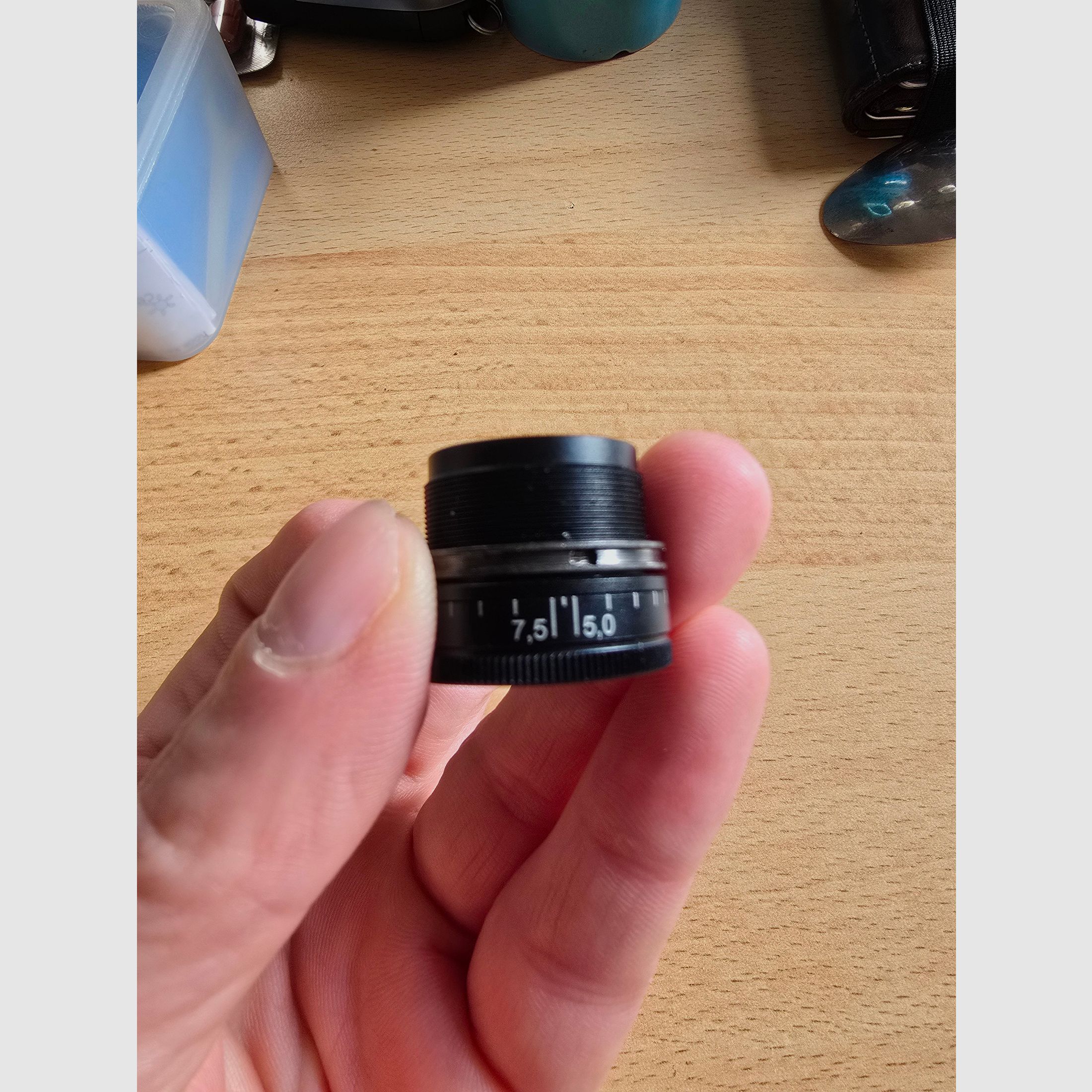 Gehman freistehendes Iris-Ringkorn Glas M22