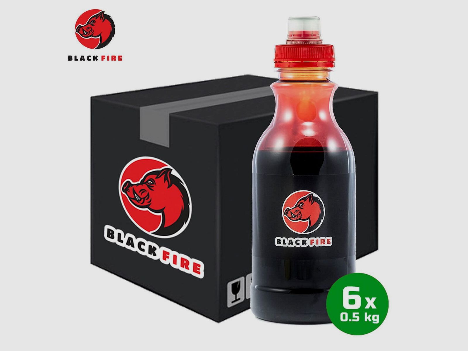 Black Fire Catrame di Faggio 0,5 kg 6-pack