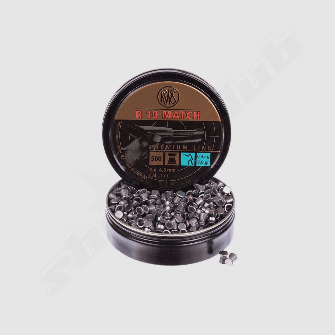 RWS Match R10 Premium Line Diabolos LP / Kaliber 4,5 mm / 500 Stk