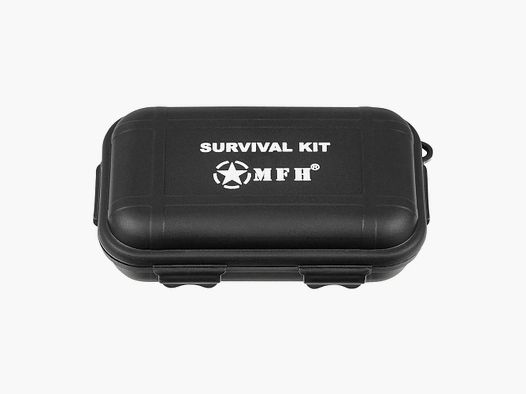 MFH MFH Survivalkit Überlebensset klein 22-teilig schwarz