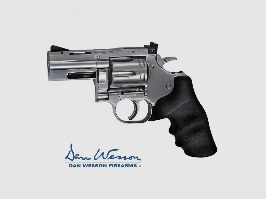 REVOLVER DAN WESSON 715 2,5" SILBER 4,5 CO2 BBs