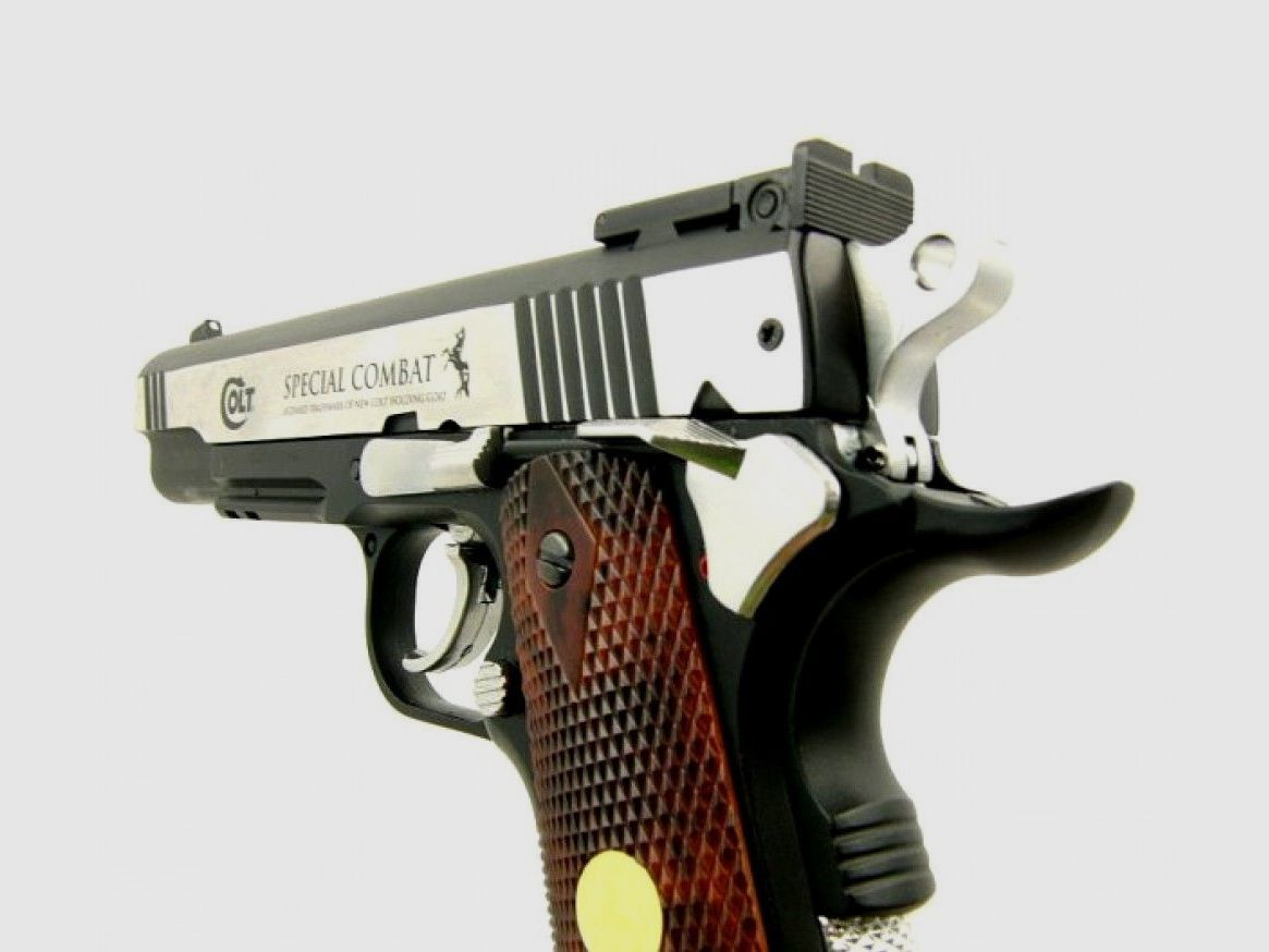 CO2-Pistole Colt Special Combat Vollmetall 4,5 BBs – Blowback, Bild 14 von 20