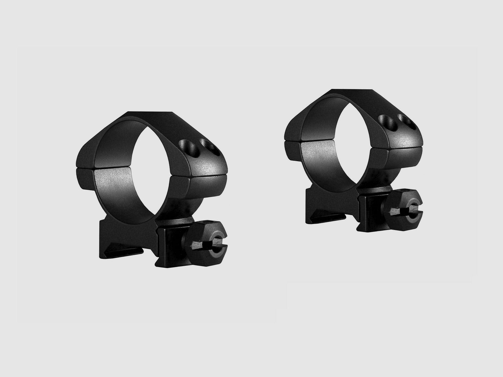 Hawke Precisie Stalen Vaste Montage Weaver 30mm Twee-Delig Medium, afbeelding 1 van 2