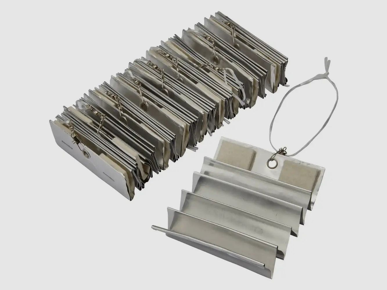 Aluminum strips with fragrance depots – 10 pieces