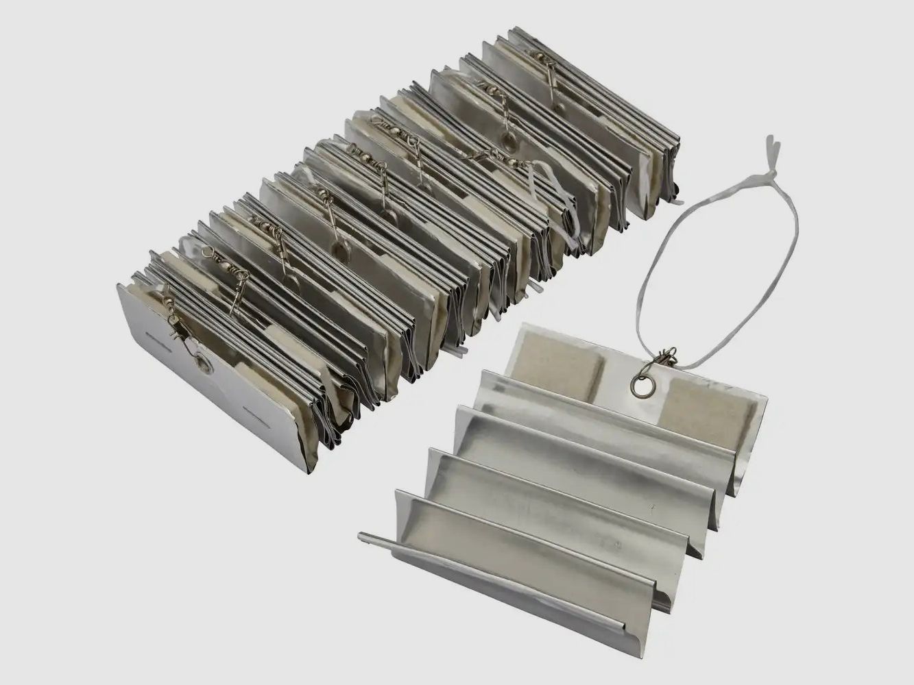 Aluminum strips with fragrance depots – 10 pieces