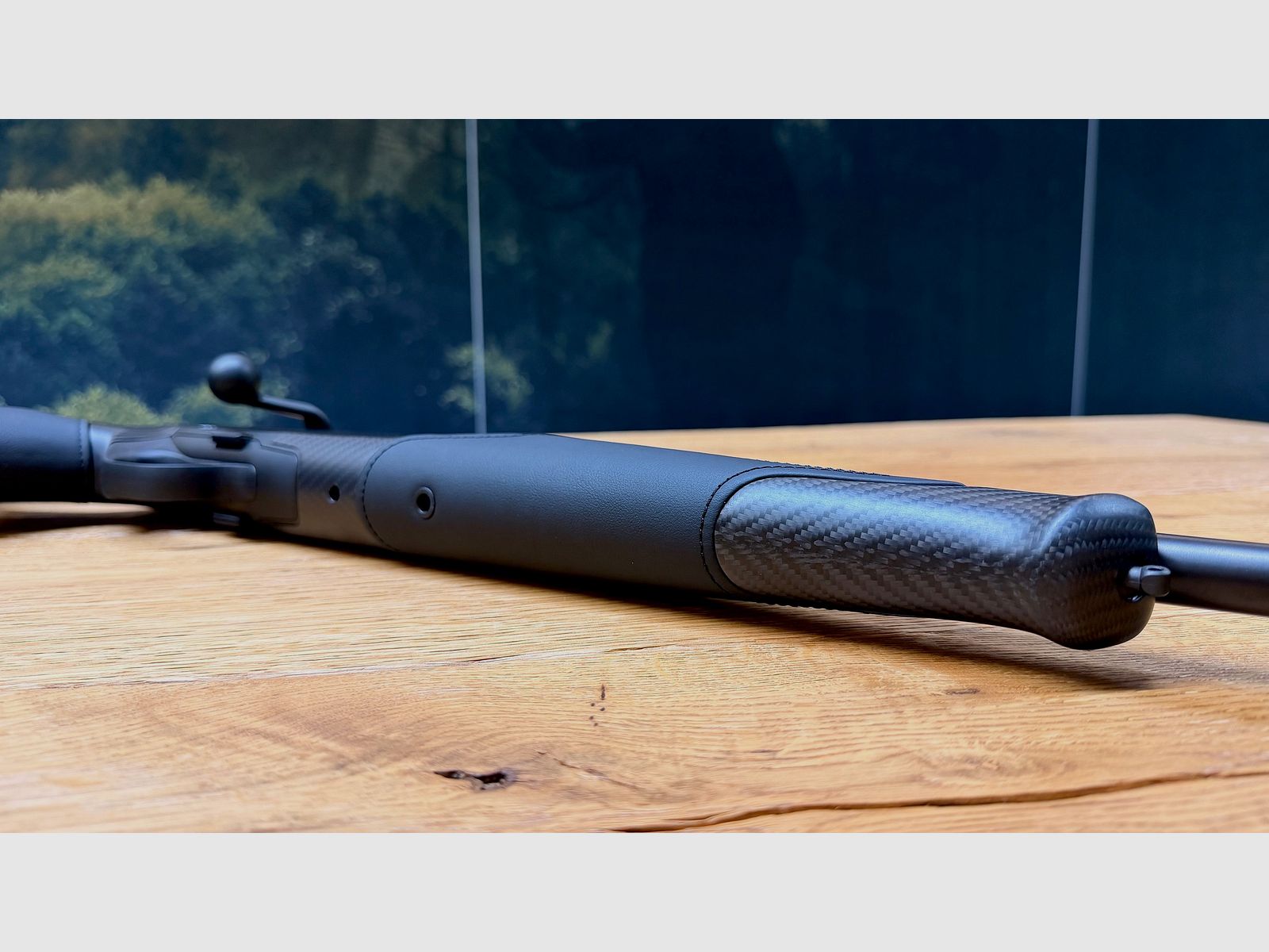 Blaser R8 Ultimate Carbon Leder Komplettwaffe / Kaliber wählbar / Logo silber / Standard Ausführung