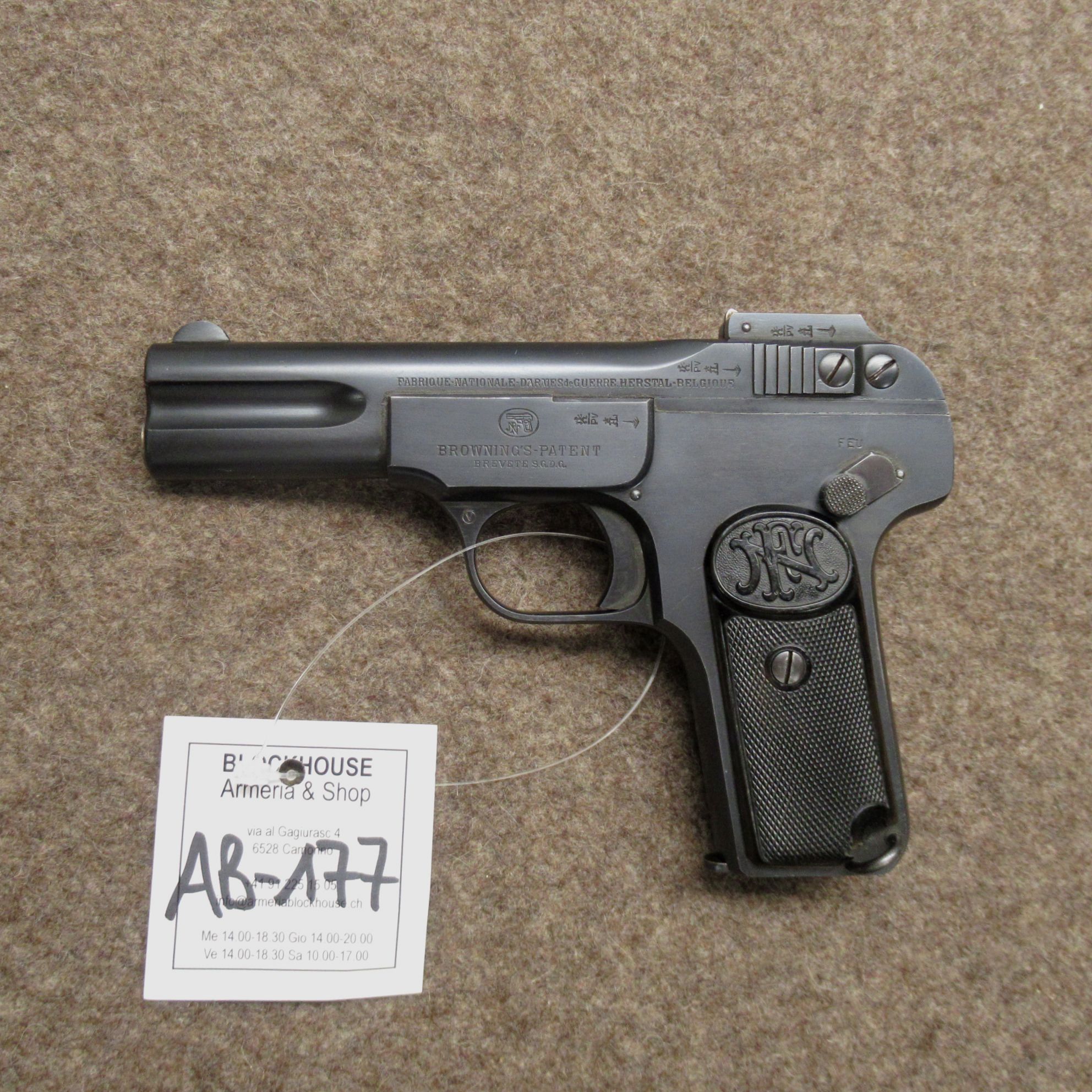 AB-177 Pistole FN Mod. 1900 Kal. 7.65mm Browning, Bild 2 von 6