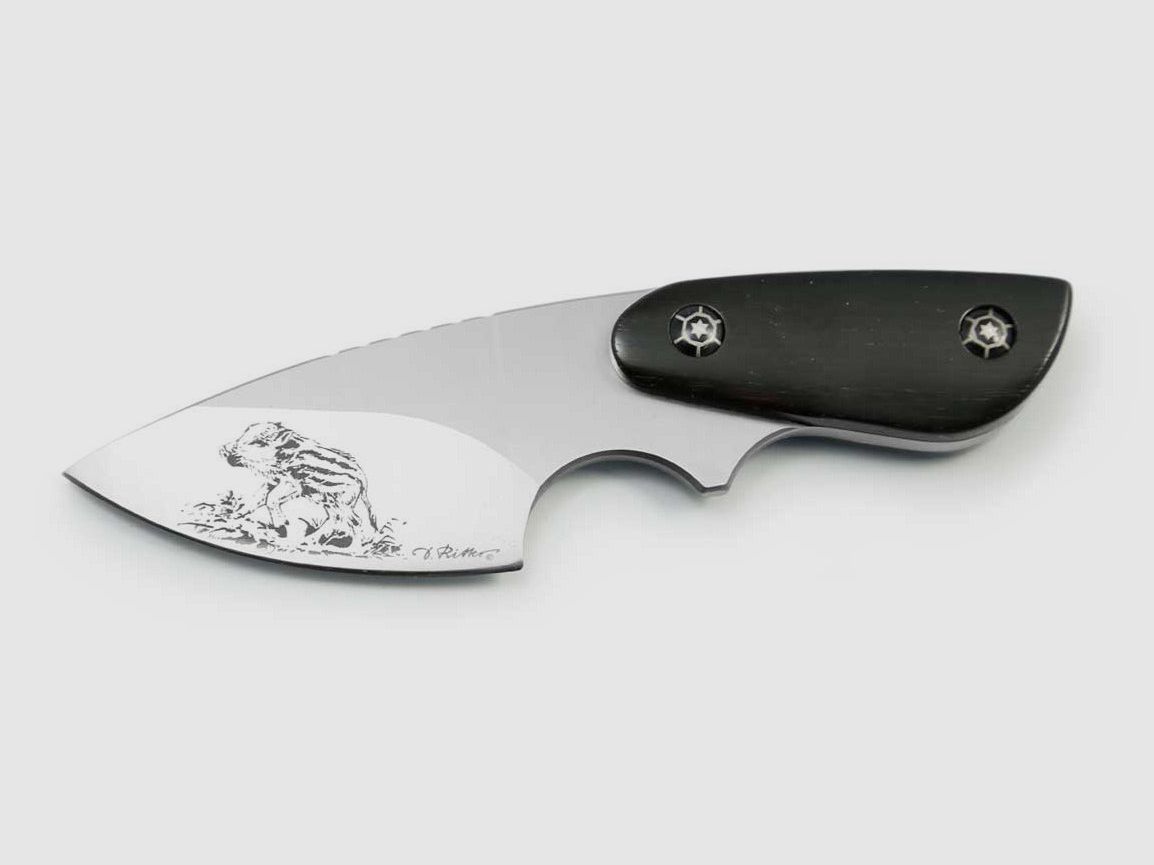 PUMA IP wild boar frischling, Ebenholz, Halsmesser