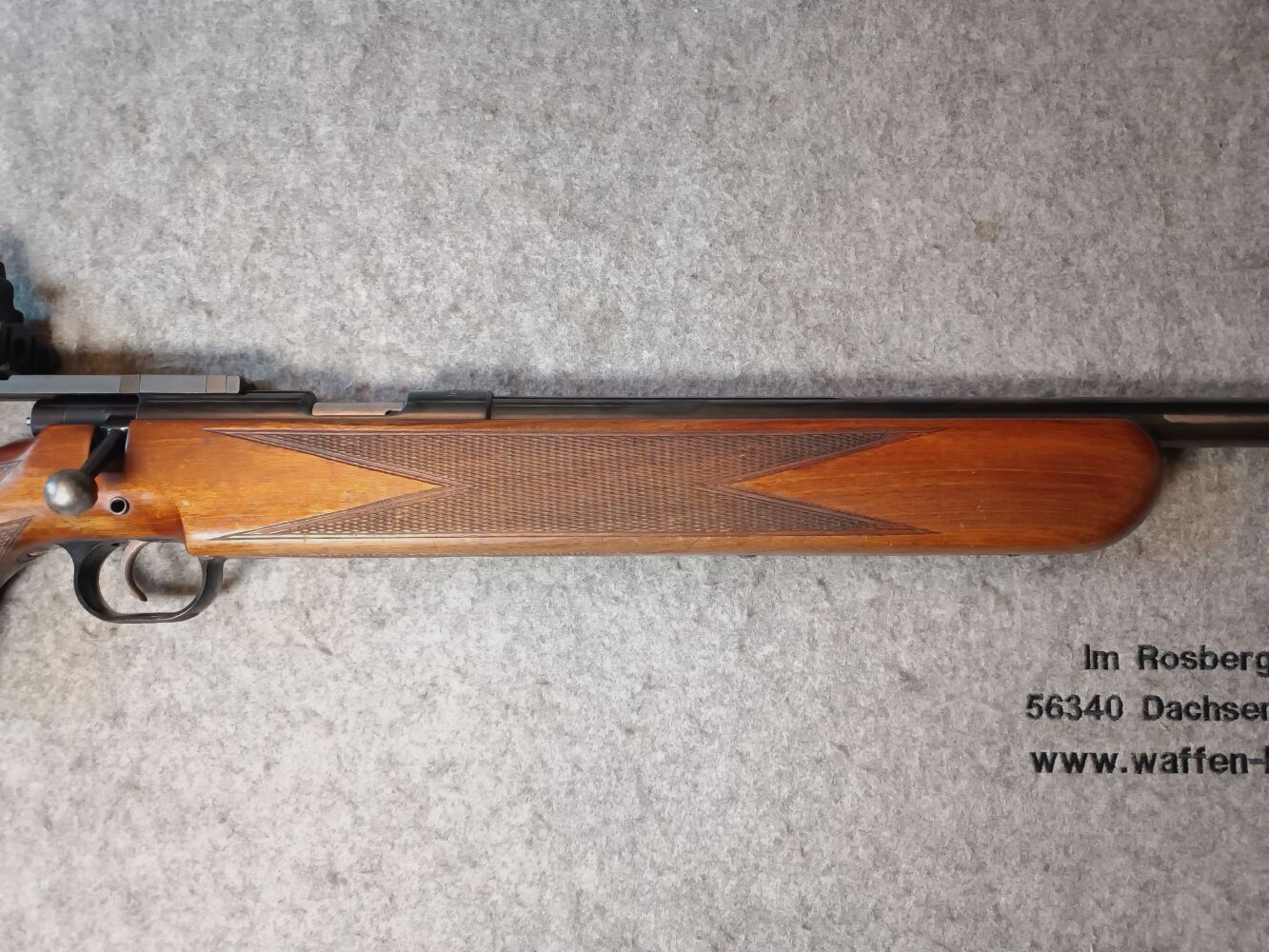 Anschütz Mod. 54 Match met diopter houten kolf