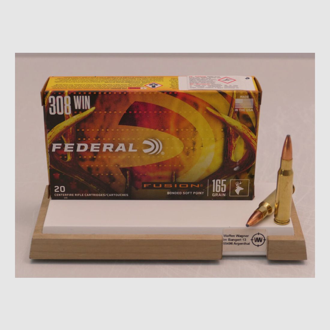 Federal Fusion 165grs. A20