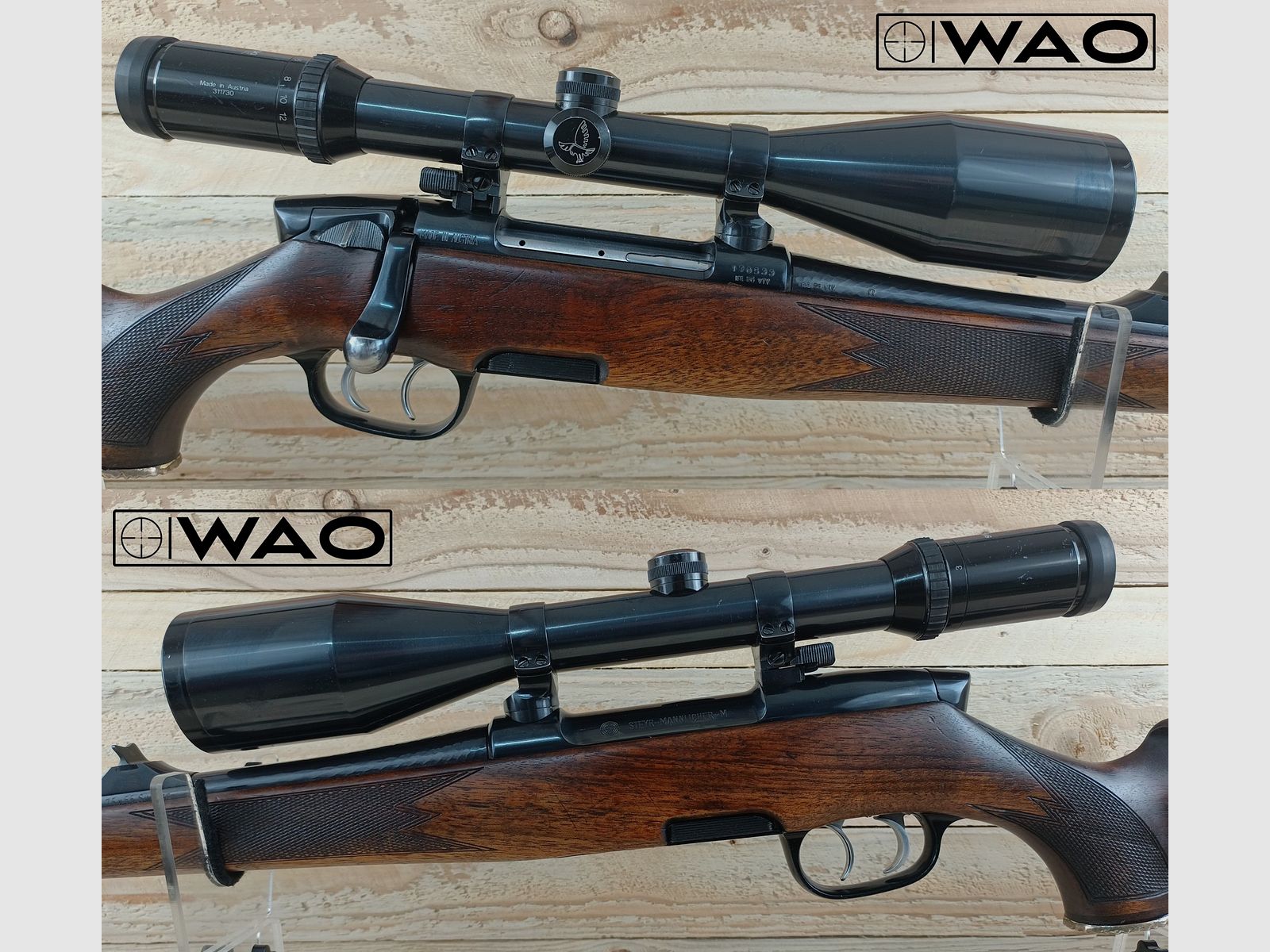 Steyr Mannlicher M, Kal. 7,5x55 *mit Gold & Swarovski Optik*