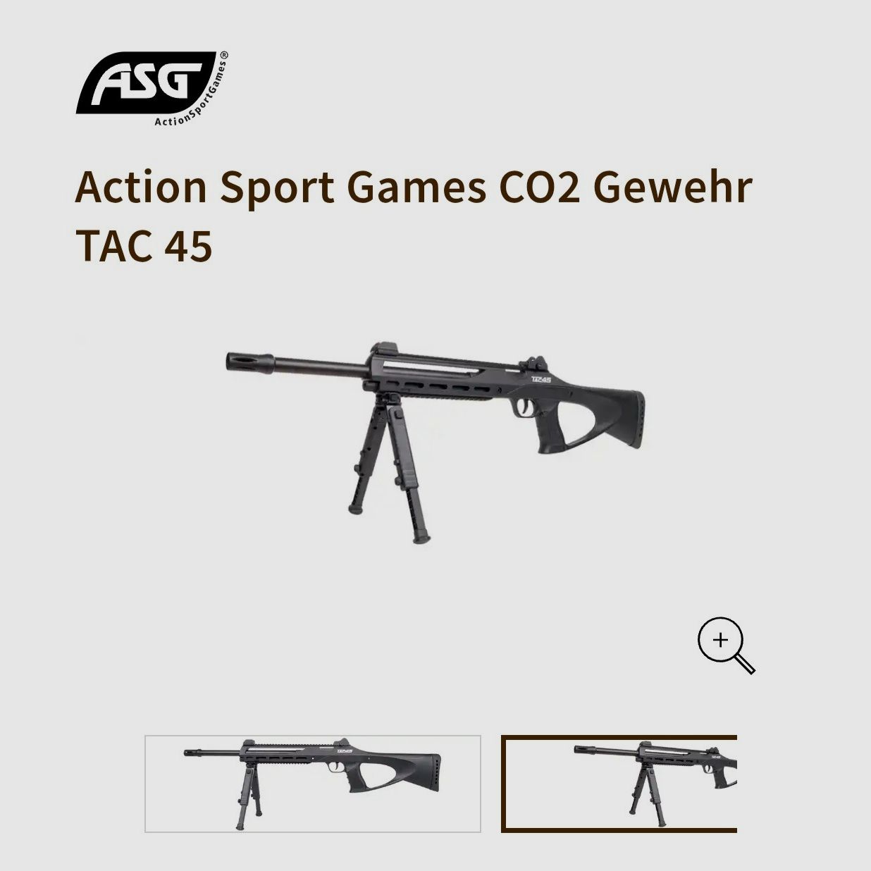 TAC 45 Co2 Luftgewehr  21 Schuss Magazin  ! Neu !