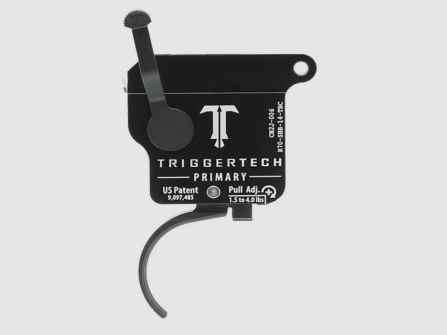 TriggerTech Trekker met Veiligheid 1,5–4 lbs Gebogen Zwart – Remington 700 #502-000161