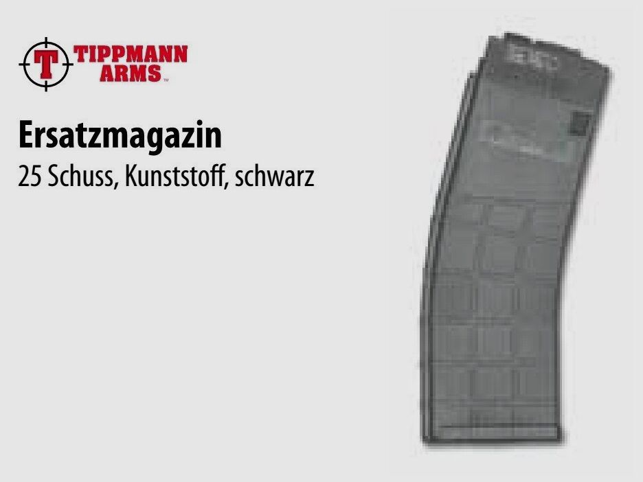 Magasin de rechange Tippman Arms 25 coups pour carabine à répétition Tippman Arms (TIPPMANN-ARMS-MAGAZIN-25RD)