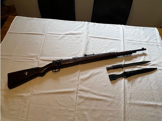 Original K98k überwiegend nummerngleich, Umbau Einzellader