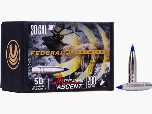 Federal Proiettile .30 / .308 Terminal Ascent 200GR 50 pezzi #PB308TA2