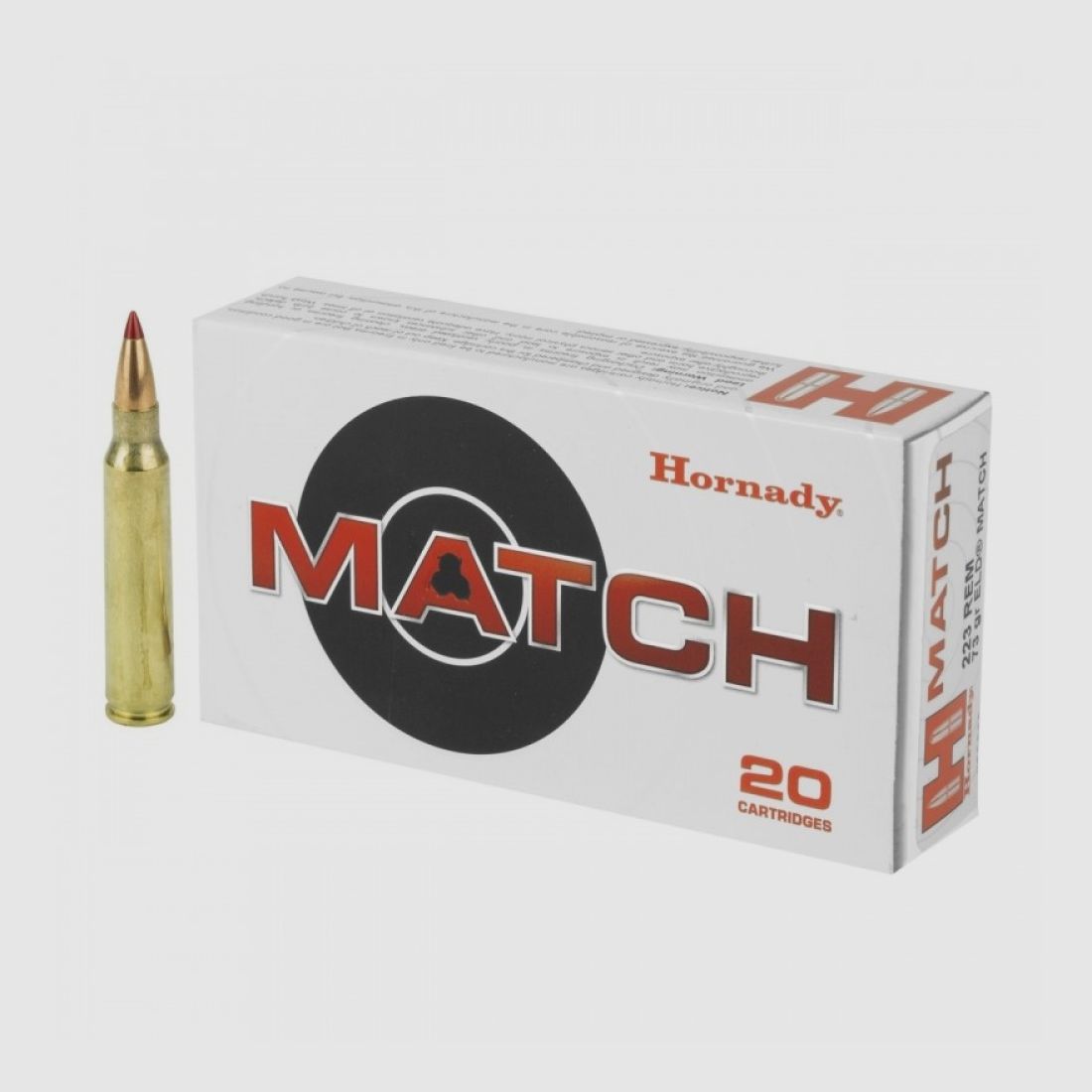 223 Remington Hornady MATCH™ 73 gr ELD® VE20