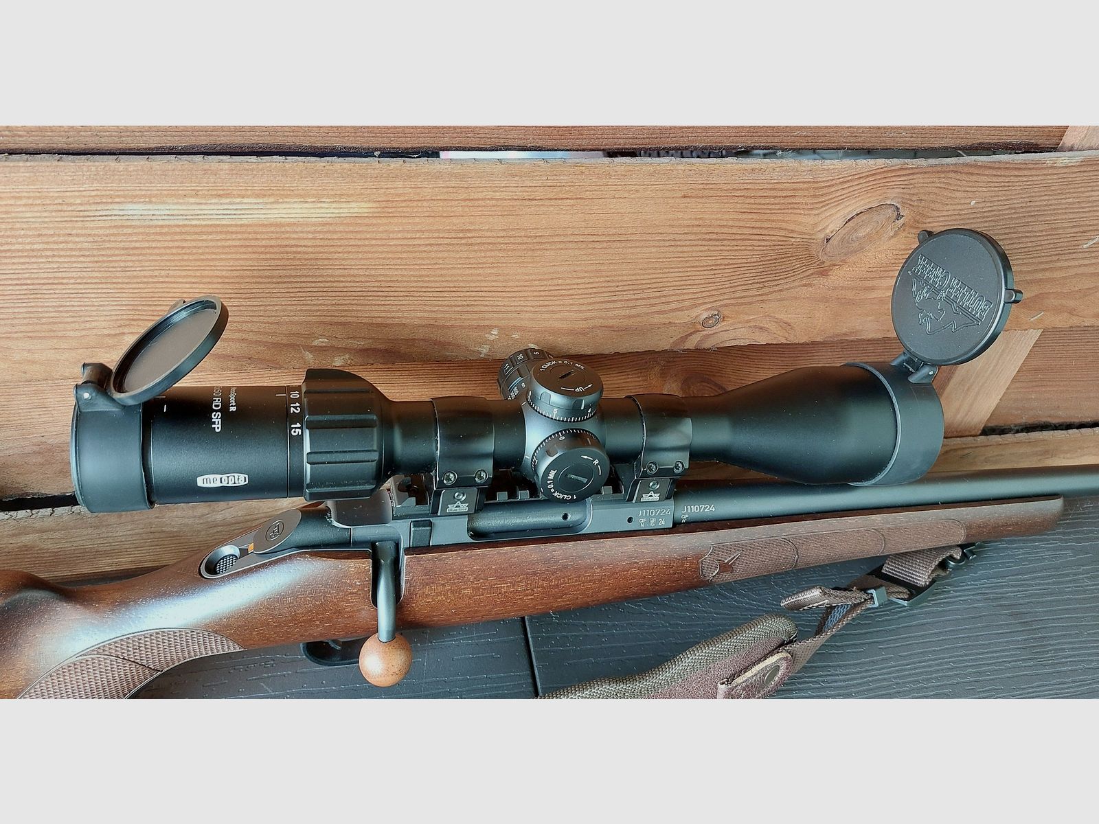 CZ 600 American mit MeoSport R 3-15x50 montiert und eingeschossen inkl. Komplettpaket!