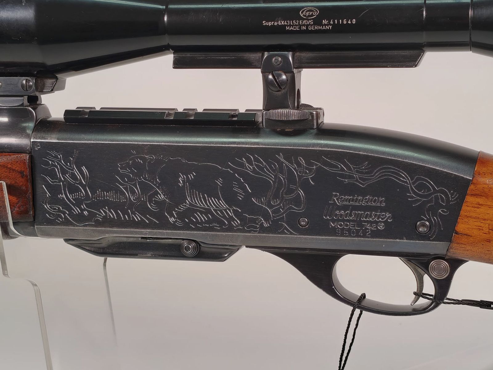 Remington Woodsmaster Mod. 742 .30-06Spring incl. Nickel Supra 6x43