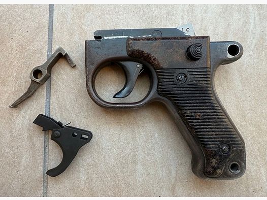 Original MG34 parts from WW2