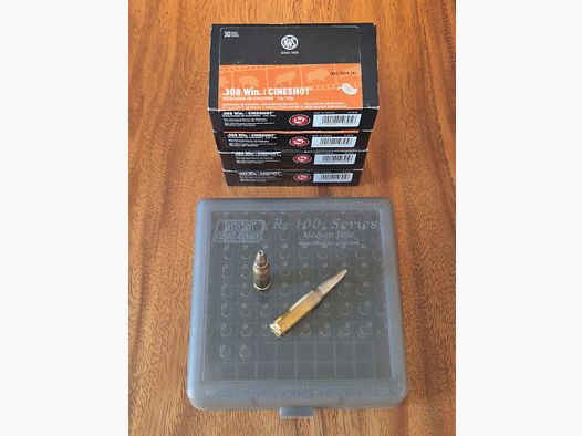 RWS Cineshot, .308 Win., 9,5g / 147gr – 195 Patronen