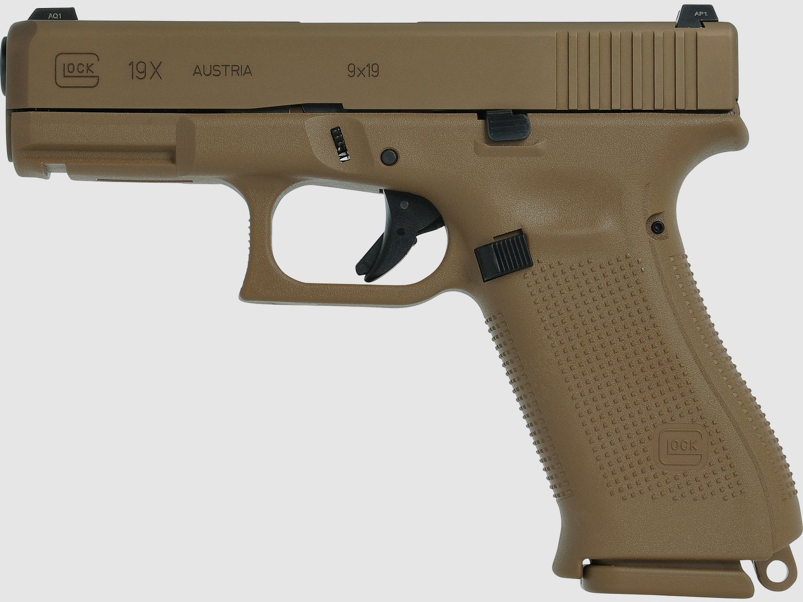Pistola Glock G19X Gen5 Crossover 9 mm Luger 4" / 10,2 cm Coyote