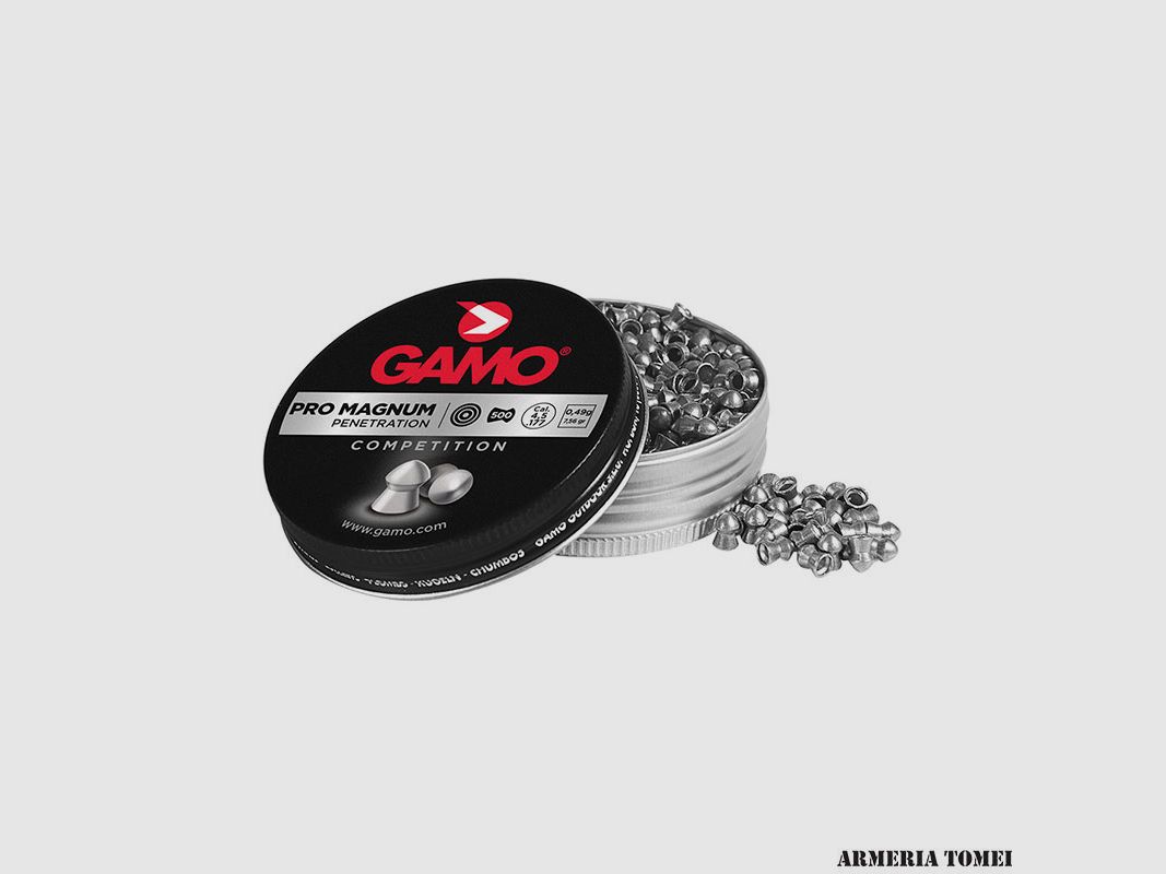 BULLES AIR COMPRIMÉ – GAMO – PRO MAGNUM PÉNÉTRATION COMPÉTITION CAL. 4,5 – 0,49G / 7,56GR PZ. 500