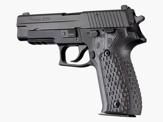 Hogue G10 grip SIG P226 Chain Link, G-Macus Black / Gray