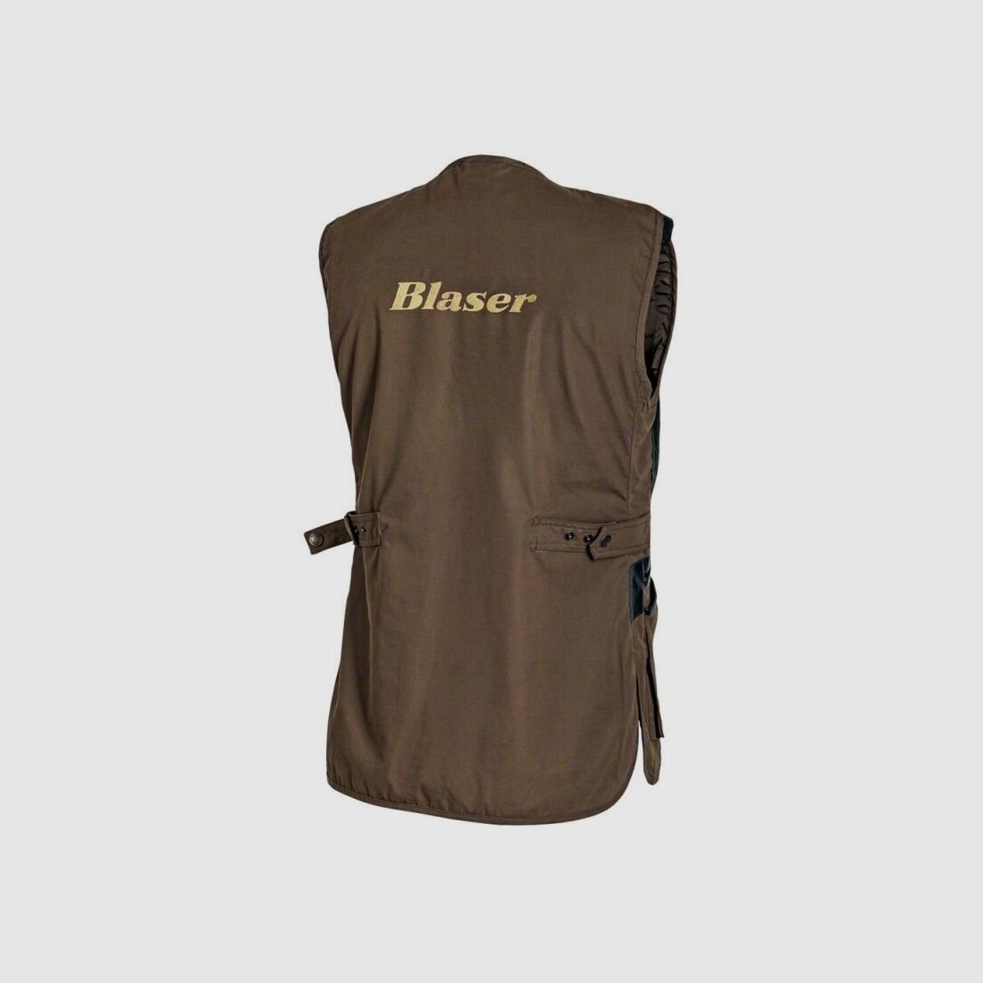 Blaser Ganzjahresschießweste Links Braun/ Oliv