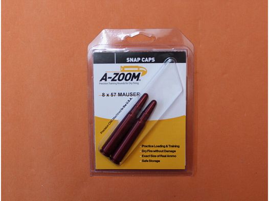 A-Zoom A-Zoom cartouche d'exercice / tampon en aluminium 8x57JS VE 2 pièces (12235)
