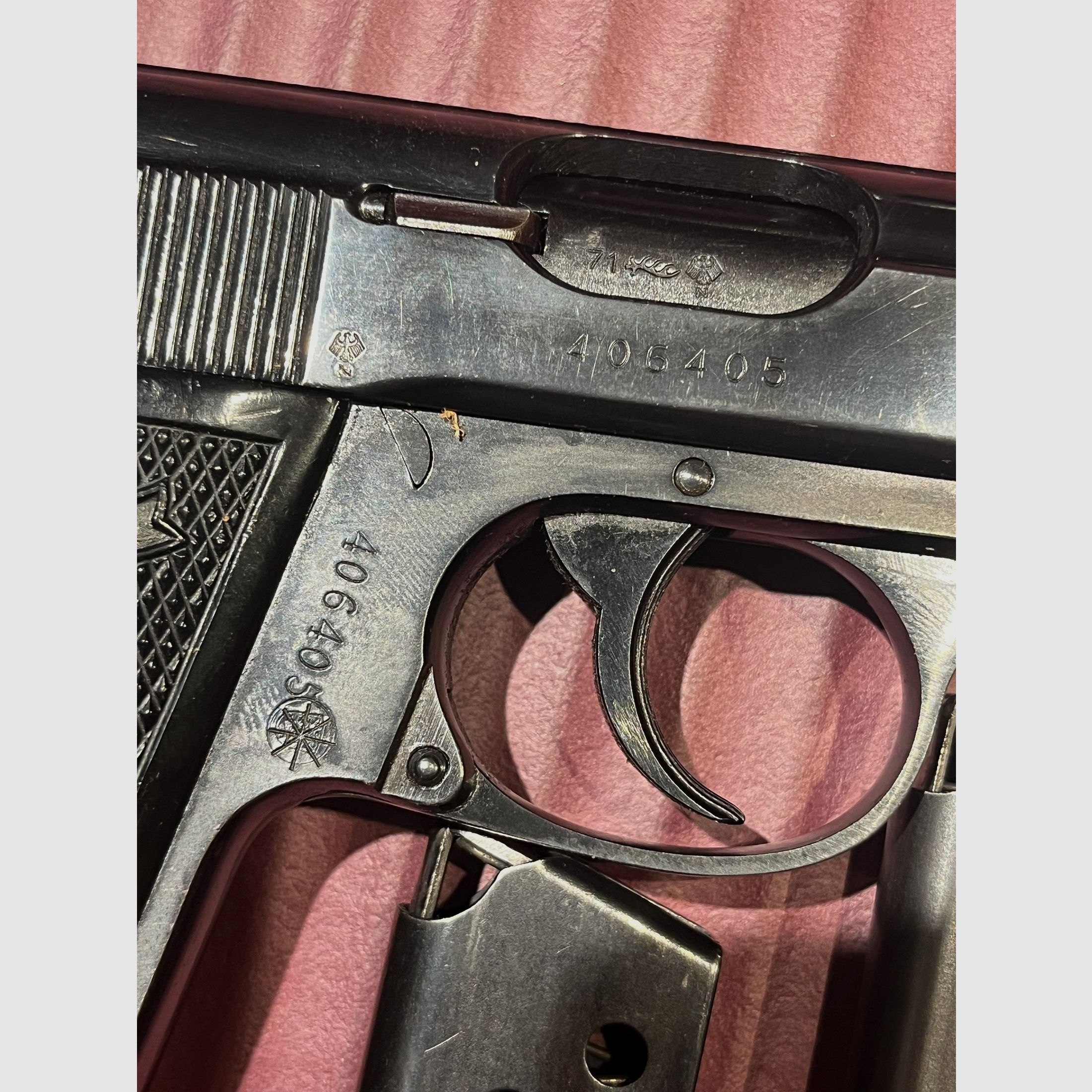 Walther PP 'Polizeipistole' 7,65mm - Set mit Munition